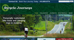 Desktop Screenshot of bicyclejourneys.com